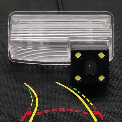 170 Degree Intelligent Dynamic Trajectory Tracks Car Rear View Parking Backup Camera For Toyota Reiz Vios Corolla 9th E120 E130