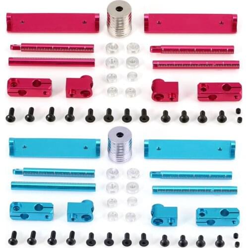 Alloy Magnetic Stealth Invisible Body Post Mount for 1/10 RC Crawler Car Model Spare Parts Accessory