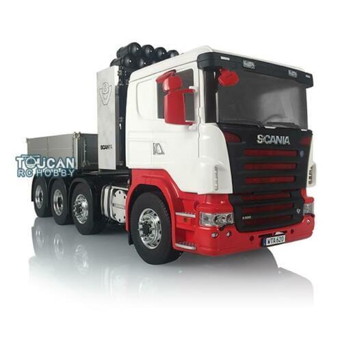 LESU RC Metal 8*8 Chassis 1/14 Hercul Sca Cabin Servo Car Hopper Painted THZH0628-SMT4