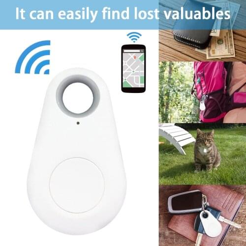 Mini Fashion Smart Dog Pets BT 4.0 GPS Tracker Anti-lost Alarm Tag Wireless Child Bag Wallet Key Finder Locator Hot Sale