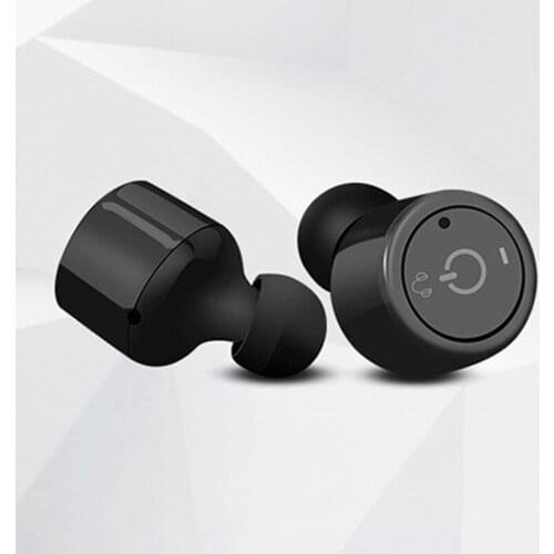 True Wireless Stereo Headset With Mic Handfree Headphone Mini Bluetooth Earphone For Android IOS Cell Phones PC Tablet