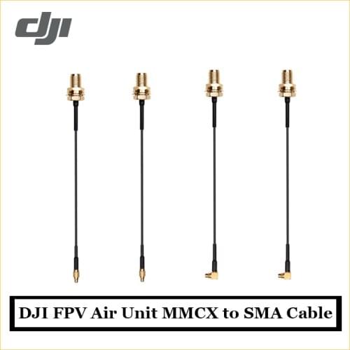 Original DJI FPV Air Unit MMCX to SMA Cable MMCX Straight MMCX Elbow For DJI FPV Series DJI Digital FPV System