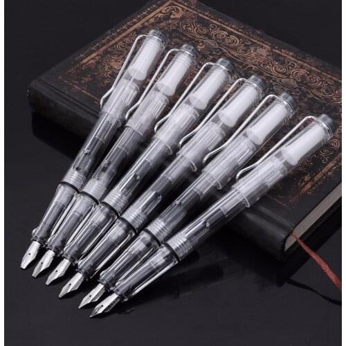 1pc 0.7mm/1.1mm/1.5mm/1.9mm/2.5mm/2.9mm Duckbill Gothic Parallel Calligraphy Art Flat Tip Tibetan Arabic Fountain Pen C26