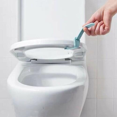 Toilet Seat Lifter Silicone Sanitary Cover Lifting Tool Ring Handle Home Hotel Bathroom Product