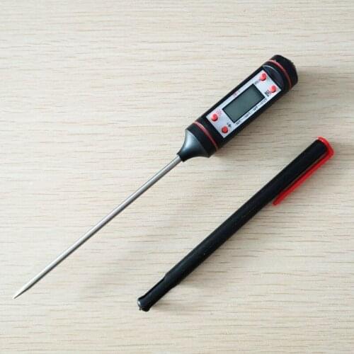 Portable Digital Kitchen Thermometer Barbecue Meat Liquid Cooking Electronic Probe Food Thermometer JR-1 With Tube