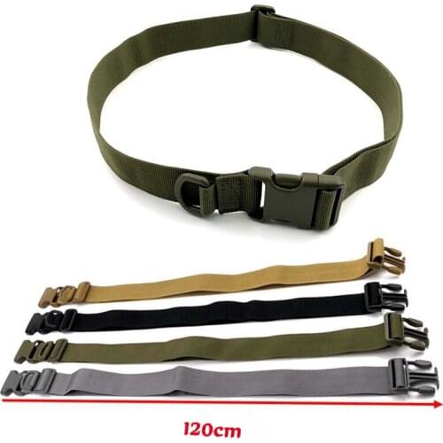 Mens Tactical Belt Military Belt Multifunctional Army Training Combat Gear Paintball Hunting Waistband 120cm