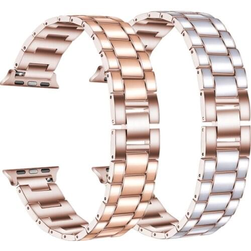 Watchbands for apple watch 3 4 5 band 44mm 40mm correa for iwatch strap 42mm 38mm bracelet men women pulseira metal bands wrist