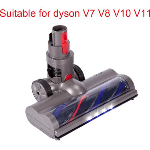1PC Fluffy Floor Head Roller Brush Electric Motorized Floor Brush Head for Dyson V8 V7 V10 V11 Vacuum Cleaner Brush Parts