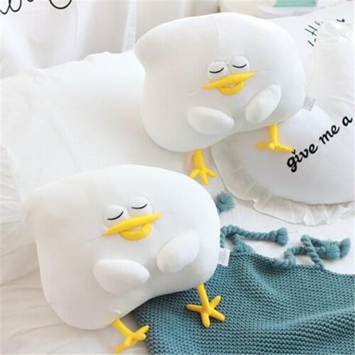 Soft cute cute net red inswan chick plush toy super soft crystal cotton stuffed doll baby sleeping to comfort the pillow girl be