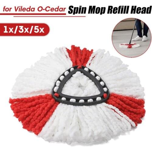 Microfiber Spin Mop Refill Head Replacement For Vileda O-Cedar EasyWring