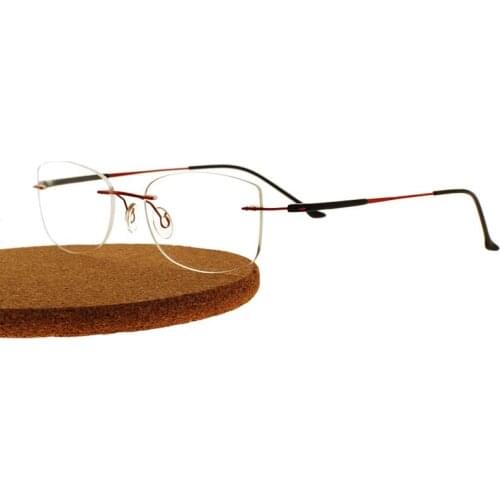 Light Beta Titanium Eyeglasses Frame Oval Titanium Frames Blue Block Reading Glasses Unisex Optical Frame