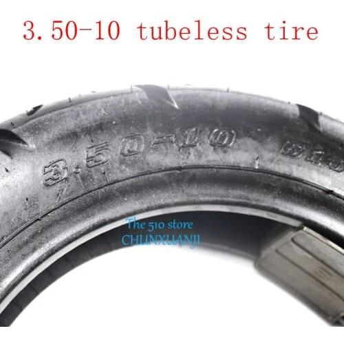 High performance 3.50-10 Vacuum tyre Motorcycle tubeless Tire fits Electric Battery Scooter Electric Tricycle 350-10 vacuum tire