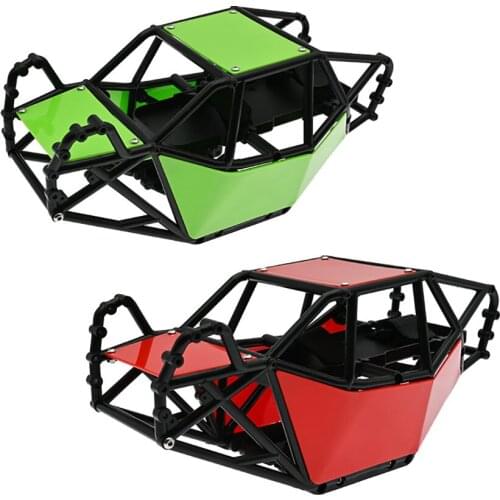 High-quality Nylon Rock Buggy Roll Cage Body Shell Chassis for 1/10 RC Crawler Car Axial SCX10 & SCX10 II 90046 DIY part
