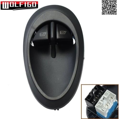 WOLFIGO New Front Left Window Regulator Winder Double Switch 93952636 For IVECO DAILY 1999 00 01 02 03 04 05 2006 500321134