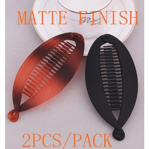 Hair Claws Clip Fish Shape Banana Barrettes Rubber finish hairpins Hair Accessories For Women Hair Clip Clamp ACC81