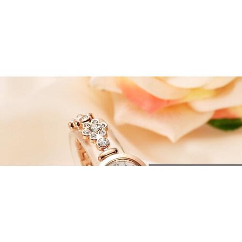 1PCS New Fashion Luxury Rhinestone Watches Women Stainless Steel Quartz Bracelet Watch Ladies Dress Watches Gold Silver Clock