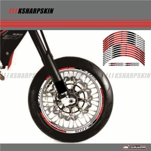 12 X Thick Edge Outer Rim Sticker Stripe Wheel Decals FIT ALL aprilia sxv550