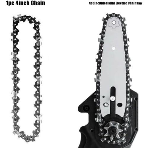 4/6Inch Chainsaw Guide Bar And Saw Chain Set Fits Electric Chain Saw Wood Cutter