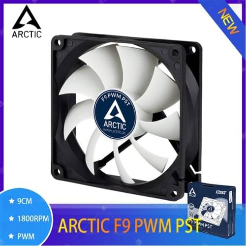 ARCTIC F9 PWM PST 9cm PC Case Fan 90mm CPU Cooling Fan Cooler 1800RPM PWM Temperature Control Silent Fan Genuine Original
