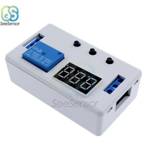 DC 12V 24V Digital LED Display Time Delay Relay Module Board Control Programmable Timer Switch Trigger Cycle Module