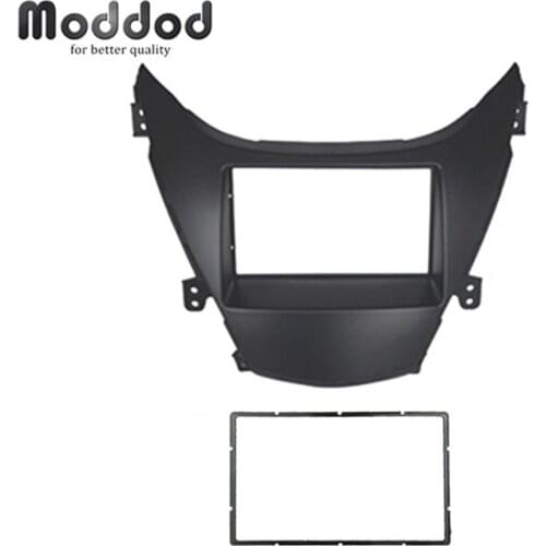 Double Din Radio Fascia for Hyundai Elantra MD Avante 2010+ Dash Mount Trim Refitting Kit CD Frame DVD Audio Panel