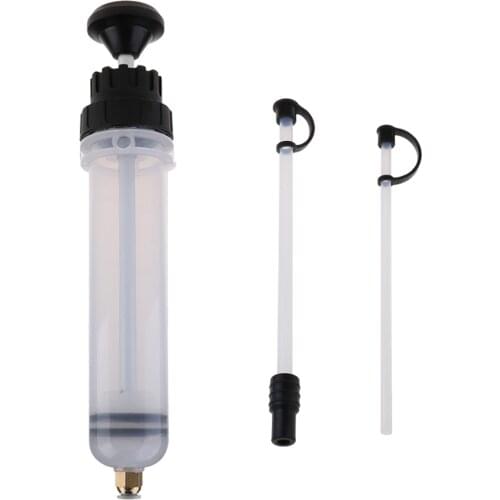 200ML Oil Fluid Extractor Filling Syringe Hand Pump Tool for ATVs, Boats, Farm Equipment,Oil Change Evacuation Pump