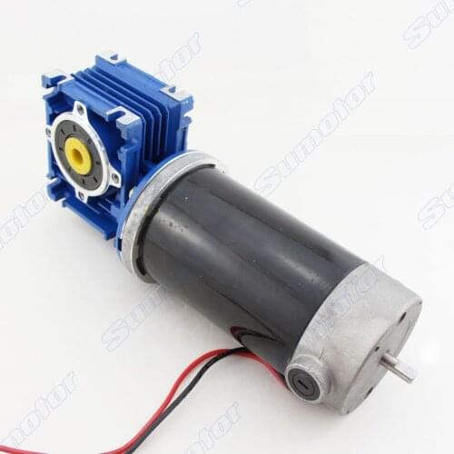 GW80170 RV040 DC 12V 15A 24V 8A back tail shaft for encoder Worm Gear Motor Reduction Electric engine Large Torque Low speed