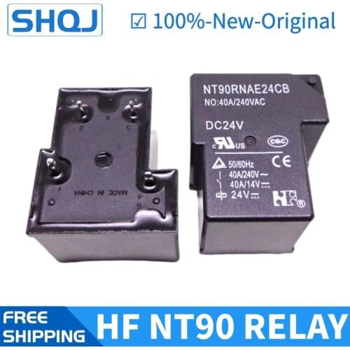 HF RELAY NT90RNAE12CB 12VDC NT90RNAE24CB 24VDC 4PIN 40A Brand new and original relay
