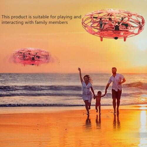 Mini Hand-controlled UFO Flying Auto-sensing Aircraft Parent-child Interaction Electronic Model Outdoor Fun Toys For Children