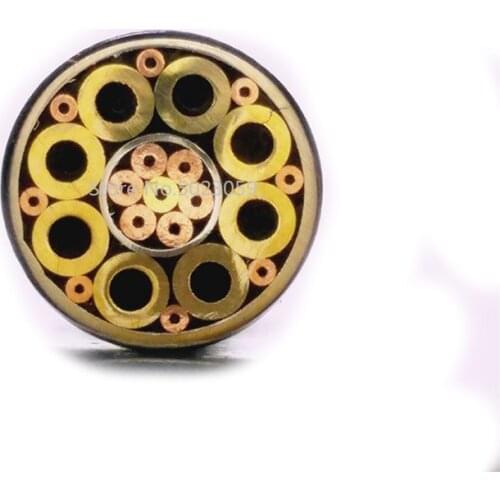 8mm Diameter DIY Knife Shank Mosaics Pin Rivets 9cm Length Nail Brass Tube+steel Tube #804