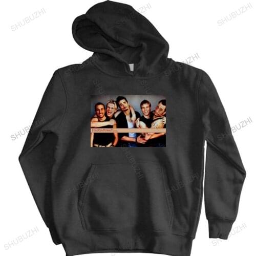 Men autumn sweatshirt black hoody BACKSTREET BOYS zipper vinyl cd poster sweatshirt warm hoodies bigger size