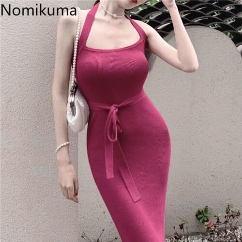 Летние трикотажные платья Nomikuma China At AliExpress