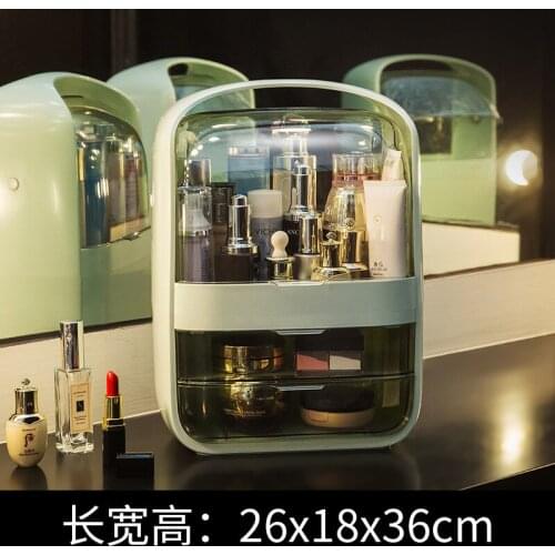 New Makeup Storage Box Large Capacity Cosmetic Organizer Beauty Storage Box Desktop Storage Drawer