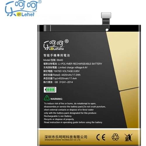 Original LEHEHE BM4S Battery for Xiaomi Redmi 10X 5G Redmi 10X Pro 5G Version 4520mAh Replacement Bateria with Tools Gifts