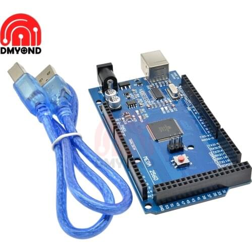 MEGA2560 Board MEGA2560 MEGA 2560 R3 (ATmega2560-16AU CH340G) Pro mini MEGA2560 AVR USB Development Board with Cable for arduino