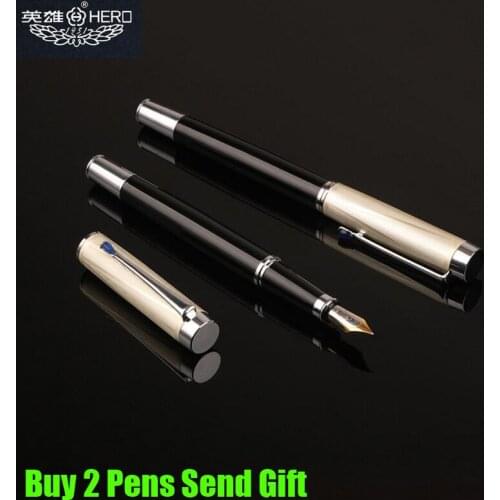 Factory Direct Selling Brand Metal Ink Fountain Pen Crystal Diamond Business Men Signature Pen Buy 2 Pens Send Gift