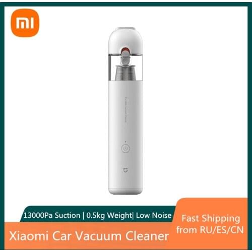 Xiaomi Mijia Vacuum Cleaner Handy Mini Car Cleaner Home Usage Super Strong Suction Handheld Vacuum 120W 13000pa 2 Channels