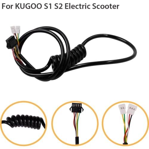 Electric Scooter Power Cord For KUGOO S1 S2 Power Adapter Parts Cable Charger Line Plug display to Controller