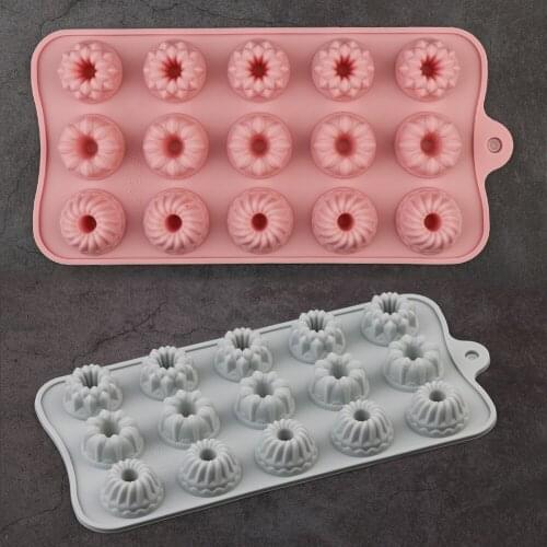 Silicone chocolate molds candy mold ice mold baking Tools 3D flower shape for cake cupcake muffin chocolate DIY