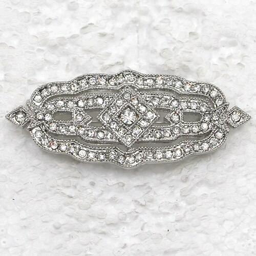 Rhinestone Flower Pin brooches C2011