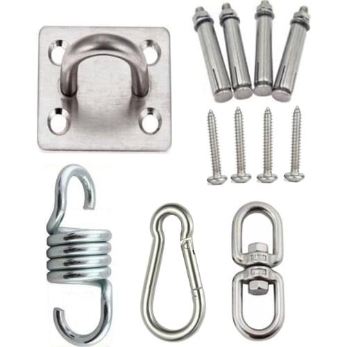 Aerial Hangers Swing Mount Ceiling Suspension Hooks For Yoga Hammock Swing Hanging Chair Sandbag Punchbag 304 Stainless Steel