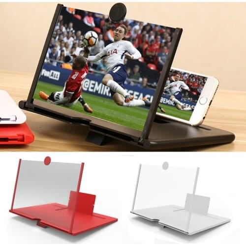 10inch 3D Mobile Phone Screen Magnifier Amplifier Folding HD Video Magnifying Glass Watch 3D Movies Smart Phone Bracket Holder