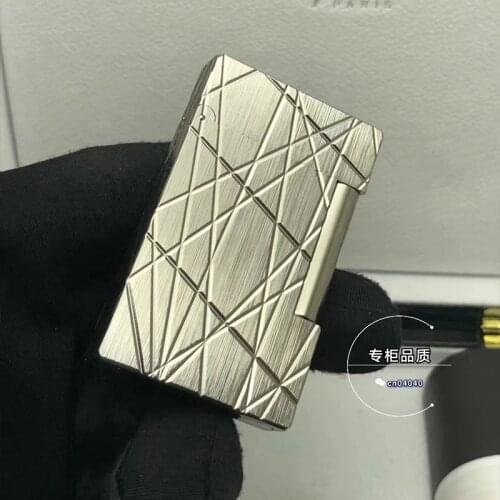 100% brand new retro DuPont bright sound lighter Seiko manufacture windproof copper body cigarette lighter with box