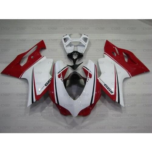 1199S 2012 - 2014 Fairings 889 2013 Fairings 889 2013 Red White Plastic Fairings