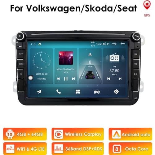 Android 10 Car DVD for VW Volkswagen SKODA GOLF 5 Golf 6 POLO PASSAT B7 T5 CC JETTA TIGUAN car gps stereo navigation player PX5
