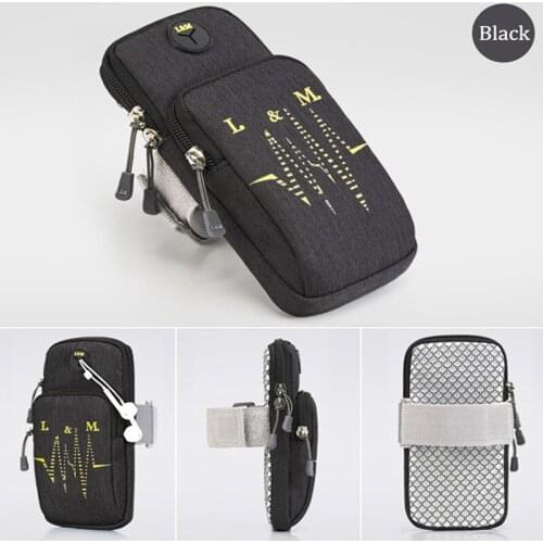 Phone Zipper Pocket For Lenovo A6 Note K10 Note Arm Bag Waterproof Sports Running Oxford Cloth Armband for Leagoo Z20 Z15 Z13 V1