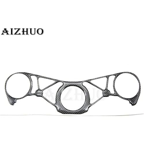 Motorcycle Steering Bracket Cover Decal Sticker For YAMAHA YZF-R1 YZF R1 YZFR1 2009-2011 2010 Bracket Cover Decal Sticker