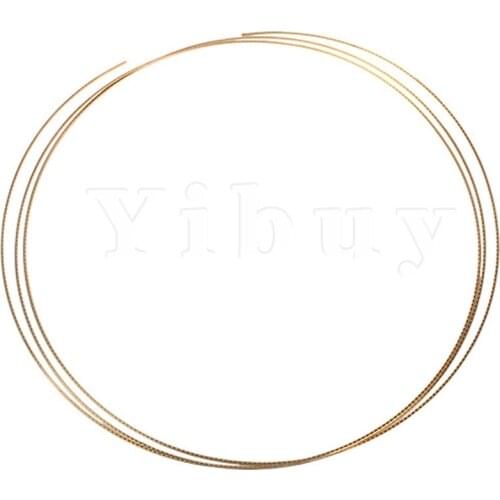 Yibuy Brass Alloys 2.43M Long Mandolin Banjo Fret wire Fretwire 1.5mm