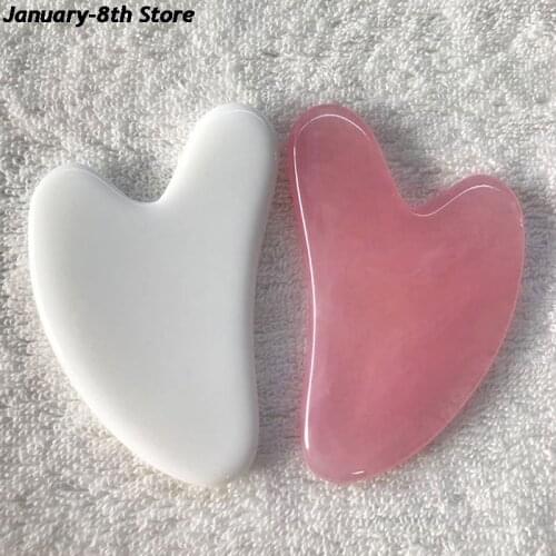 1 Pcs SPA Massage Beeswax Guasha Scraping Massage Scraper Face Massager Acupuncture Gua Sha Board