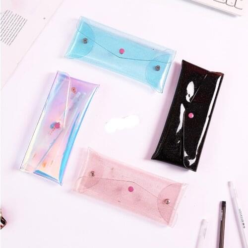 Minrosoon Transparent Pencil Cases